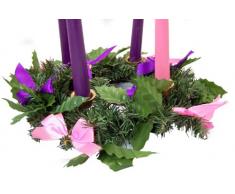 Religious Gifts Seidenband Adventskranz Kerzenhalter Weihnachten Saison Mittelpunkt Dekoration