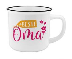 Gruss und Co 45766 Becher für Oma, New Bone China Porzellan, 35 cl