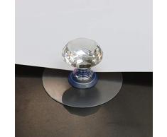 Teuvalley Crystal Erhöhter Toilettendeckelbezug Griff, Kühlschrank Griff & WC Sitz Griff waschbar stark klebend Glänzend Diamant Griff Schutz vor Bakterien Schmutz & Haken Set