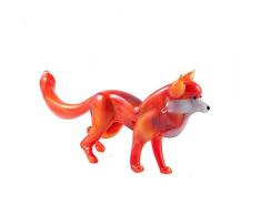 EE Glass Red Fox Glasfiguren mundgeblasen Kunstfiguren