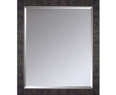 La Pastiche Suede Premier Spiegel, Glas, Walnuss, Champagner, Gold, 28 x 24