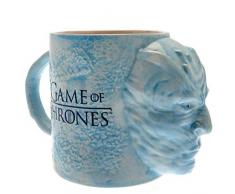 Game of Thrones 3D XXL Tasse Nightking hellblau, aus Keramik, FassungsvermÃ¶gen ca. 1000 ml.
