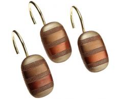 Popular Bath Beliebtes Bad Contempo Spice Dusche Haken, Set von 12