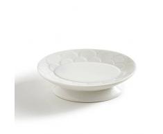 Kassatex Scala geprägt Porzellan Bad Zubehör Set Lotion Spender, Becher, Zahnbürstenhalter, Seifenschale, Baumwolle Jar, Tablett, Tissue Halterung, Abfall Korb Soap Dish Porcelain