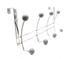 EVIDECO Hakenleiste 8-Hook Rack, grau, 37,5 x 315 cm