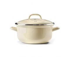 BK Cookware CC002469-001 Dutch Oven 5,5Ql, cremefarben, Aluminium