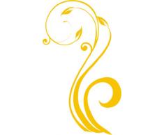 INDIGOS 4051095032595 Wandtattoo w316 Ranke Pflanzen Wandauskleber in 3 Größen, 120 x 70 cm, gold