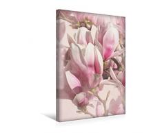 Premium Textil-Leinwand 30 x 45 cm Hoch-Format Magnolien | Wandbild, HD-Bild auf Keilrahmen, Fertigbild auf hochwertigem Vlies, Leinwanddruck von Christine Bässler