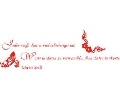 INDIGOS 4051719319859 Wandtattoo, Vinyl, rot, 60 x 10 x 10 cm