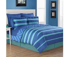 Fiesta Biscay Schmusetuch Queen, Blau, 4-teilig