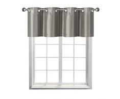 Rama Rose Verdunkelungsvorhang für Schlafzimmer, schmal, Kunstseide, für kleine Fenster, 45,7 l, massiv 52W X 18L taupe