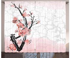 Equestrian Vorhänge von ambesonne, Jockey Man Riding Pferd und Raising Sieg Salute Racing Illustration, Wohnzimmer Schlafzimmer Fenster Drapes 2 Panel Set, schwarz weiß, Textil, Multi 12, 108W x 90L