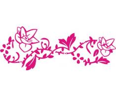 INDIGOS 4051095516460 Wandtattoo, Vinyl, rosa, 60 x 10 x 10 cm