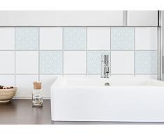 Plage 6 Fliesen stciker Aurelia vert Deau, grün, 15x15cm