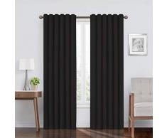 Eclipse Absolute Zero Verdunkelungsvorhang Samt Heimkino Vorhangschal 213 cm, Schokolade, Schwarz, 95