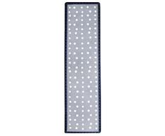 Vallila Keksi 80x300 cm Blau Punkte Skandinavisch Design Teppich, 300cm x 80cm