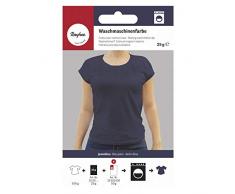 Rayher 35021372 Waschmaschinenfarbe, jeansblau, Btl. 25 g, Textilfarbe Waschmaschine, Färbemittel Textilien