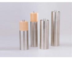 G S D Haushaltsgeräte 51 190 Pfeffermühle Edelstahl, Oberteil Buche Natur, 16 cm