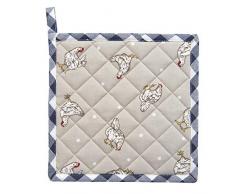Clayre & Eef LCH45BL Hühner Litlle Chicken Topflappen Ca. 20 x 20 cm