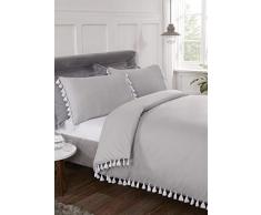 Rapport Bettwäsche-Set, Polycotton, grau, Doppelbett