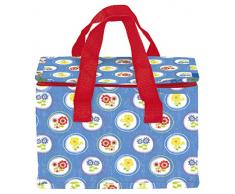 Moses Lunchbag Flower | Isoliertasche | Lunchbox mit Reißverschluss, Stoff, Mehrfarbig, 15 x 20.5 x 13 cm