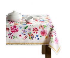 Maison d Hermine Tischdecke mit Blumenmuster, 100 % Baumwolle, für Küche, Esszimmer, Tischdekoration, Partys, Hochzeiten, Frühling und Sommer Square (54X54) Sweety