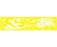 INDIGOS 4051095027416 Wandtattoo w259 Vogel, Baby 120 x 71 cm, gelb