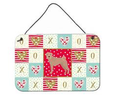 Carolines Treasures Shar Pei #2 Love Türaufhänger, Wanddekoration, Mehrfarbig