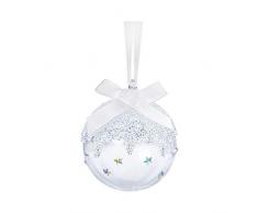 Swarovski Weihnachtskugel klein Ornament, Kristall, weiÃ, 7.2