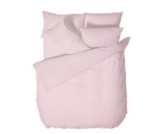 Bianca Plain Dyed Percale Bettwäsche 180, 100% Baumwolle, Rose, 260x280+(2) 50x110, 3