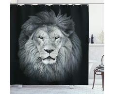 Home Decor Kollektion Stoff Badezimmer Duschvorhang Set mit Haken, Textil, Multi 23, 69W x 70L