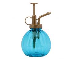 Yebeauty Pflanzen-Zerstäuber im Vintage-Kürbis-Stil, Gießkanne mit Top-Pumpe, Blumen-Wassersprühflasche für Pflanzen, Blätter, Blumen (blau)