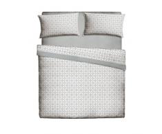 Casa Lieri Bettwäsche, Baumwolle, 50% Polyester, Grau, Einzelbett, 90 -