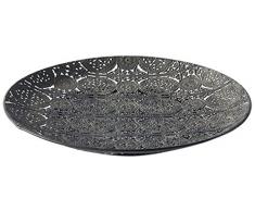 Fill Flo Tafelaufsatz, Durchmesser 325 mm x Höhe 35 mm, Graphit, Metall