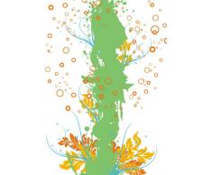 Indigos 4051719805208 Wandtattoo ME078 Blasen Baum Blumen Tribal Kreise 80 x 56 cm