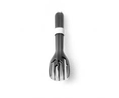 Geschmack Taiwan Design 3 in 1 Küchenutensilien-Set Essstäbchen, SPS Kunstharz, schwarz, 25 x 6 x 2,3 cm