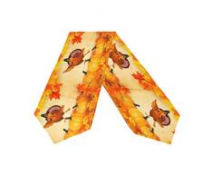 WIHVE Tischläufer, rechteckig, Polyester, doppelseitig, für Küche, Esszimmer, Hochzeit, Party, Urlaub, Zuhause, Dekoration Saisonal 13x90 inch Multi 08