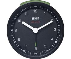 Braun Funkwecker Klassisch Quarz schwarz BNC007-DCF
