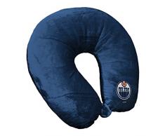 NHL Nackenkissen mit Applikation, offizielles Lizenzprodukt, Mehrfarbig, 30,5 x 33 x 10,2 cm, Applique Neck Pillow, blau, Einheitsgröße
