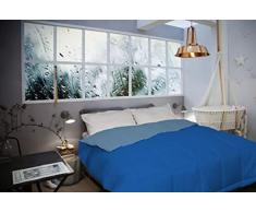 Winter Bettdecke Royal/hell blau