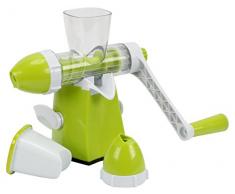 Hop Entsafter für den Alltag, Kunststoff, grün/rot, 28 x 15 x 15 cm