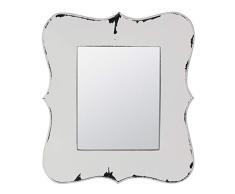 Stonebriar Farmhouse Wandspiegel, Holz, Worn White