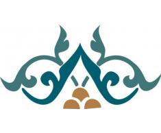 Indigos 4051719760750 Wandtattoo MF353 Ornament tribal 96 x 50 cm