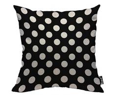 Mugod Kissenbezug mit Hexagon-Muster, geometrisches Spalier Polygon, Rot/Orange/Dunkelbraun, dekorative Baumwolle, quadratisch, Standard-Kissenbezüge 18x18 Inch A105