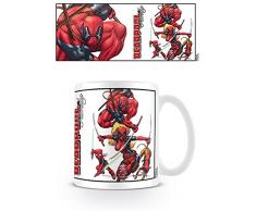 Marvel Comics Kaffeetassen, Keramik, Mehrfarbig, 7.9 x 11 x 9.3 cm
