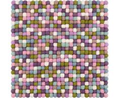 myfelt Greta Sitzauflage, Wolle, Mehrfarbig, 36 x 36 cm