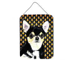 Caroline s Treasures sc9197ds1216 Chihuahua Candy Corn Halloween Hochformat Wand oder Tür Aufhängen Prints, 40,6 x 30,5 cm Multicolor