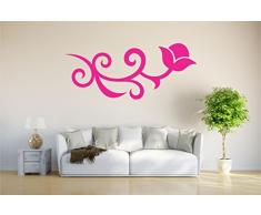 INDIGOS Wandtattoo, Vinyl, pink, 120 x 50 x 1 cm