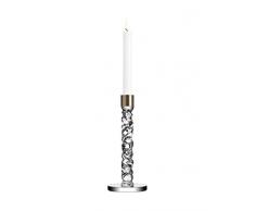 Orrefors Carat Kerzenständer, 24,1 cm, Messing, 2 Stück