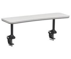 hjh OFFICE * Zusatz-Ebene (zu Schreibtisch Tecno 601030) Milch-Glas